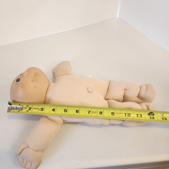 Vintage 1982 Cabbage Patch Kids Baby Doll Kid 14" Bald Head Blue Eyes Mold 1 - Picture 10 of 12
